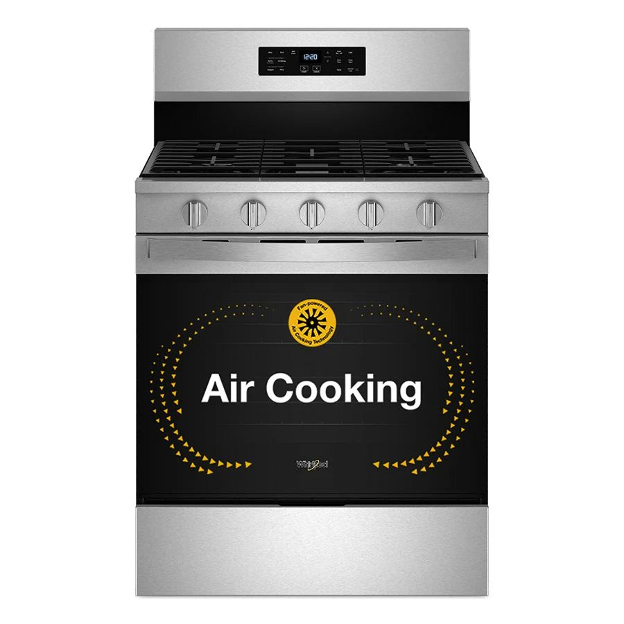 30-inch Gas Range with Air Cooking Technology, No Preheat Air Fry and Air Baking and Self Clean - (WFGS5030RZ)