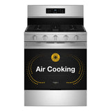 30-inch Gas Range with Air Cooking Technology, No Preheat Air Fry and Air Baking and Self Clean - (WFGS5030RZ)