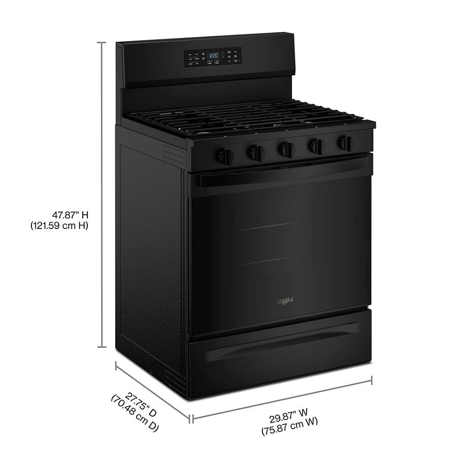 30-inch Gas Range with Air Cooking Technology - (WFGS5730SB)