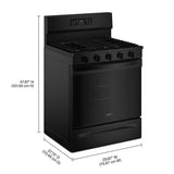 30-inch Gas Range with Air Cooking Technology - (WFGS5730SB)