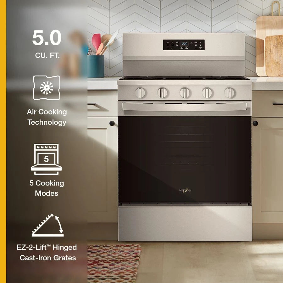 30-inch Gas Range with Air Cooking Technology - (WFGS5730SZ)