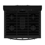 30-inch Smart Gas Range with Air Cooking Technology, No Preheat Air Fry, Steam/Self Clean and High Speed Preheat - (WFGS7530RB)