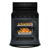 30-inch Smart Gas Range with Air Cooking Technology, No Preheat Air Fry, Steam/Self Clean and High Speed Preheat - (WFGS7530RB)