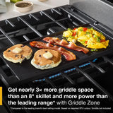 30-inch Smart Gas Range with Air Cooking Technology, No Preheat Air Fry, Steam/Self Clean and High Speed Preheat - (WFGS7530RW)