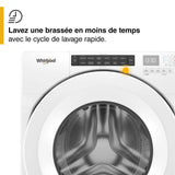 4.3 cu. ft. Closet-Depth Front Load Washer with Intuitive Controls - (WFW560CHW) - WHIRLPOOL