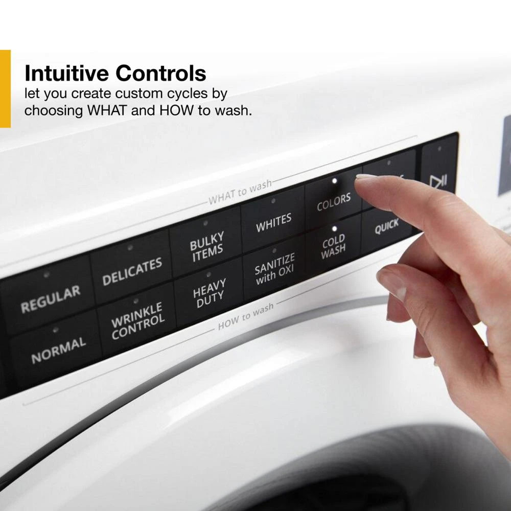 4.3 cu. ft. Closet-Depth Front Load Washer with Intuitive Controls - (WFW560CHW) - WHIRLPOOL