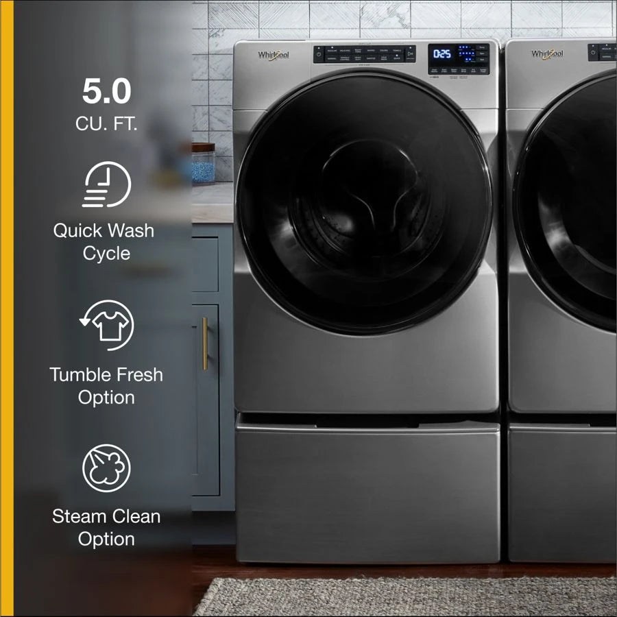 5.0 Cu. Ft. Front Load Washer with Quick Wash Cycle - (WFW6605MC) - WHIRLPOOL