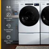 5.0 Cu. Ft. Front Load Washer with Quick Wash Cycle - (WFW6605MW) - WHIRLPOOL