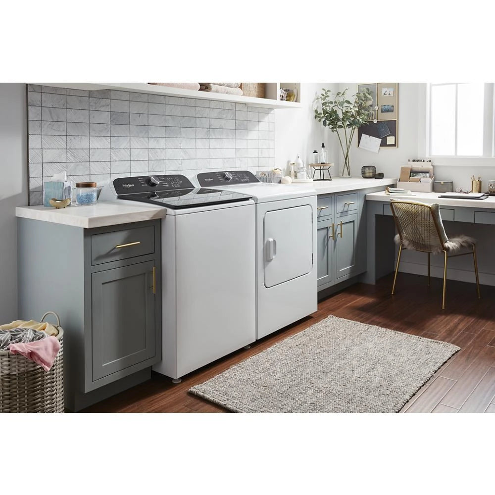 7.0 Cu. Ft. Long Vent Gas Moisture Sensing Dryer - (WGD500CMW)