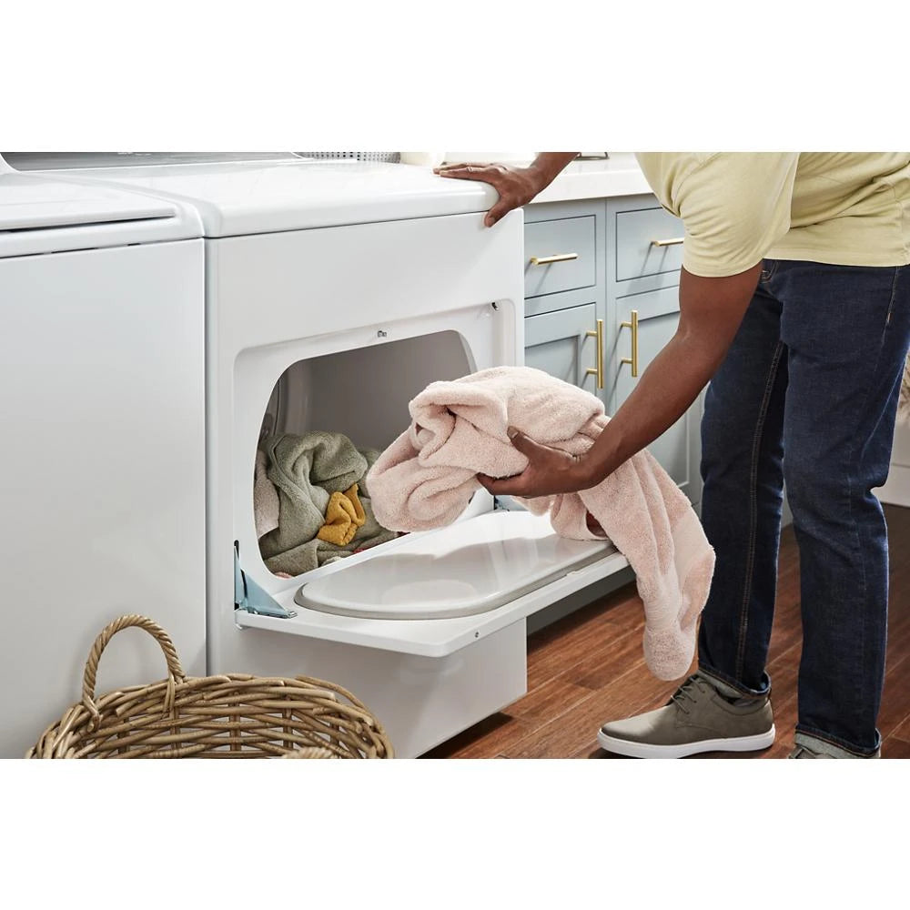 7.0 Cu. Ft. Long Vent Gas Moisture Sensing Dryer - (WGD500CMW)