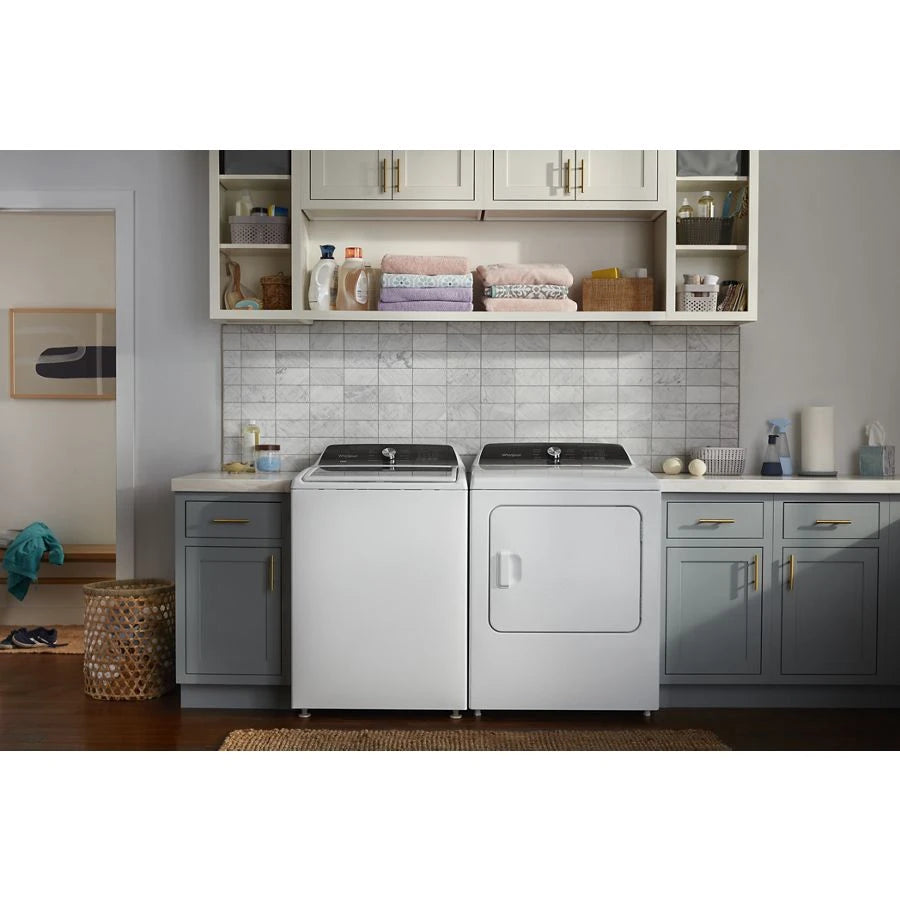 7.0 Cu. Ft. Top Load Gas Moisture Sensing Dryer with Steam - (WGD5050LW) - WHIRLPOOL