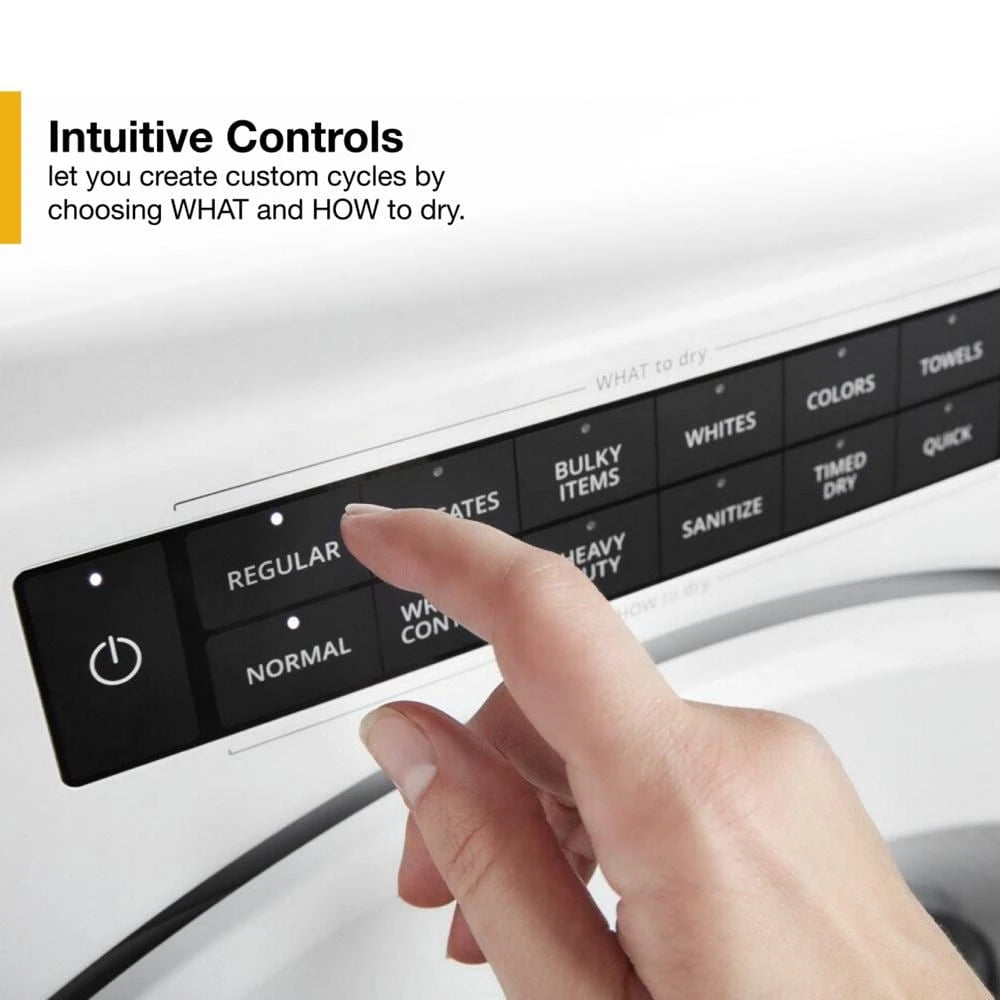 7.4 cu. ft. Front Load Gas Dryer with Intuitive Touch Controls - (WGD5620HW) - WHIRLPOOL