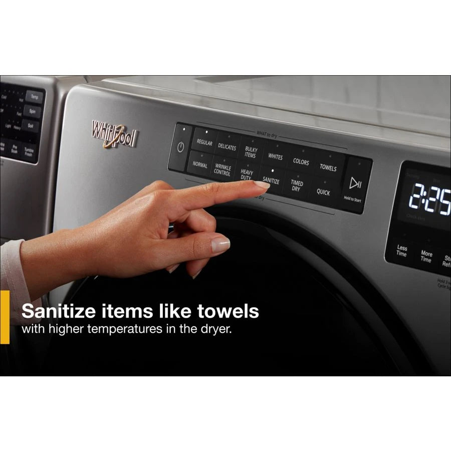 7.4 Cu. Ft. Gas Wrinkle Shield Dryer with Steam - (WGD6605MC) - WHIRLPOOL