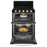 6.0 Cu. Ft. Gas Double Oven Range with EZ-2-Lift??? Hinged Grates - (WGG745S0FE)
