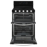 6.0 Cu. Ft. Gas Double Oven Range with EZ-2-Lift??? Hinged Grates - (WGG745S0FE)