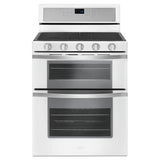 6.0 Cu. Ft. Gas Double Oven Range with EZ-2-Lift??? Hinged Grates - (WGG745S0FH)