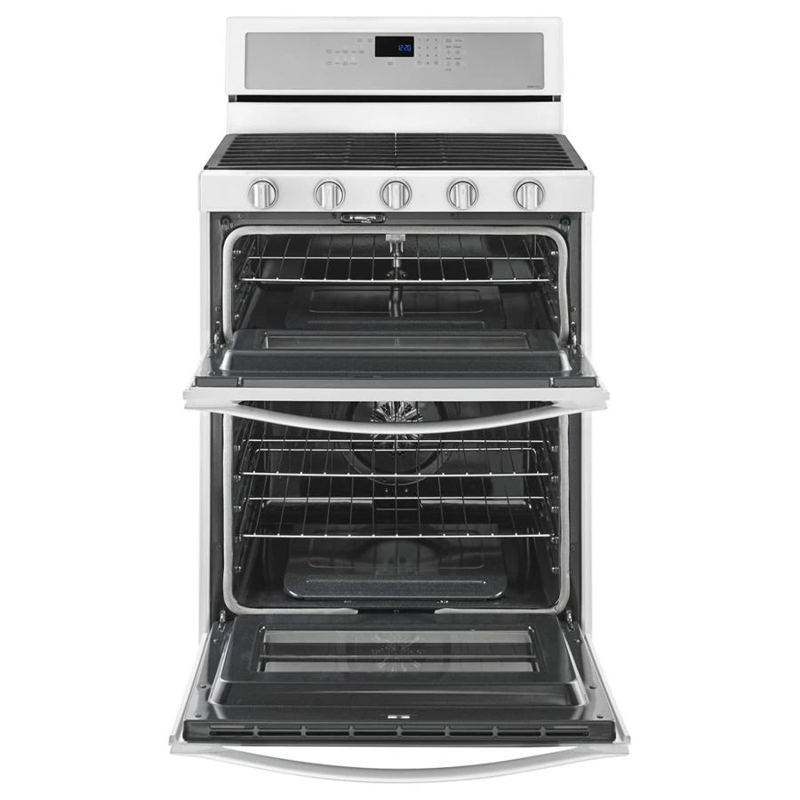 6.0 Cu. Ft. Gas Double Oven Range with EZ-2-Lift??? Hinged Grates - (WGG745S0FH)