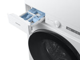 Bespoke 4.6 cu. ft. AI Laundry Hub™ Large Capacity Single Unit Washer with Steam Wash and 7.6 cu. ft. Gas Dryer in White - (WH46DBH100GWA3)