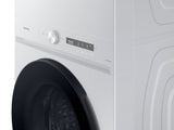 Bespoke 4.6 cu. ft. AI Laundry Hub™ Large Capacity Single Unit Washer with Steam Wash and 7.6 cu. ft. Gas Dryer in White - (WH46DBH100GWA3)