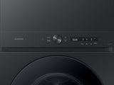 Bespoke AI Laundry Hub™ 4.6 cu. ft. Large Capacity Single Unit Washer with Flex Auto Dispense System and 7.6 cu. ft. Gas Dryer in Brushed Black - (WH46DBH500GVA3)