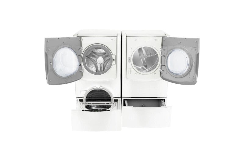 6.2 Total Capacity LG TWINWash™ Bundle with LG SideKick™ and Gas Dryer WM9000HWA_WD200CW_DLGX9001W_WDP5W - (WM9000HWAWD200CWDLGX9001WWDP5W)
