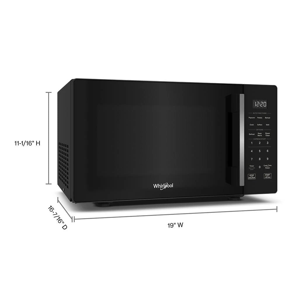 0.9 cu. ft. Black Countertop Microwave With Steam Clean - 900 watt - (WMCS3019RB)