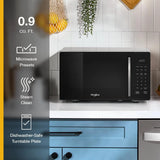 0.9 cu. ft. Black Countertop Microwave With Steam Clean - 900 watt - (WMCS3019RB)