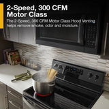 1.7 cu. ft. Microwave Hood Combination with Electronic Touch Controls - (WMH31017HB) - WHIRLPOOL