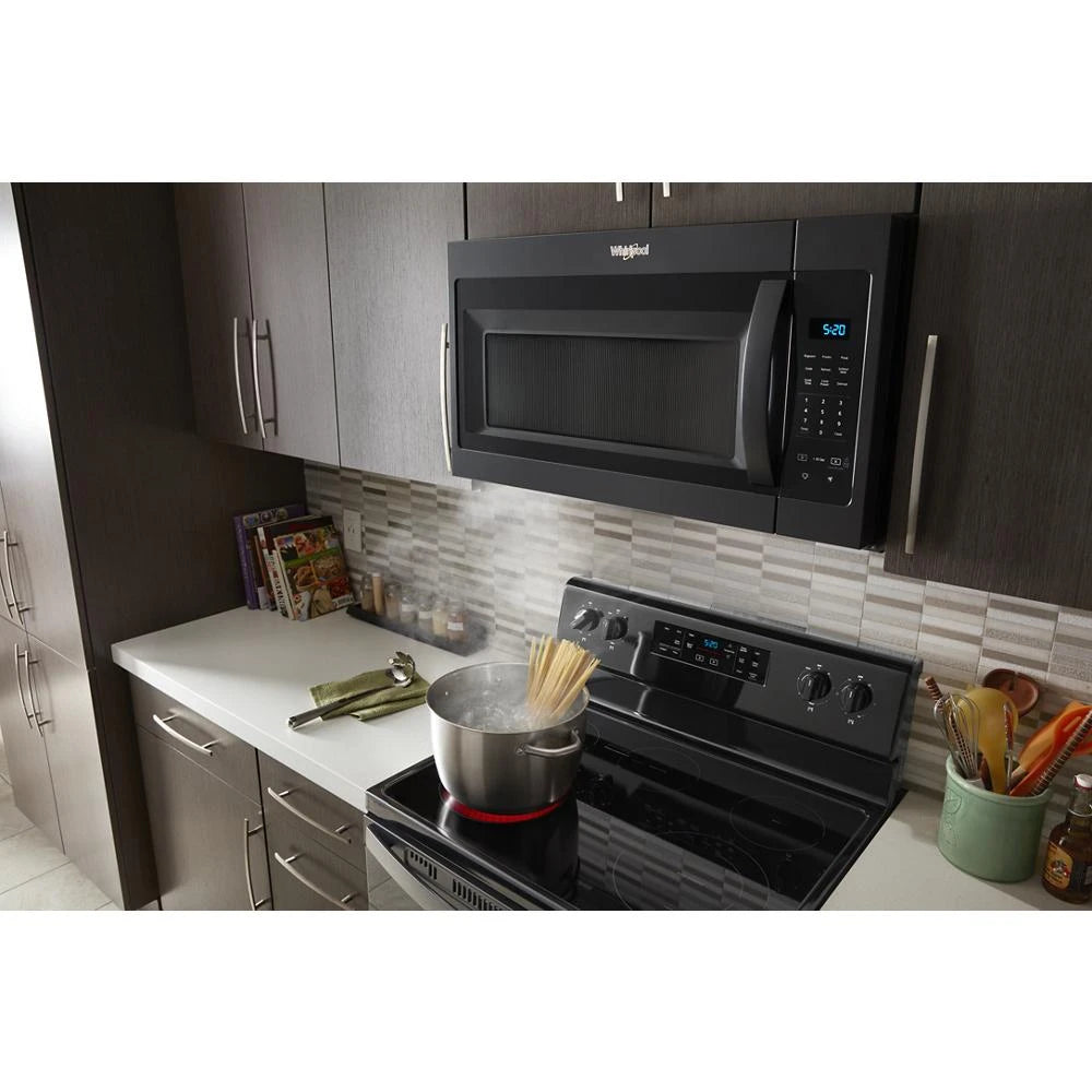 1.7 cu. ft. Microwave Hood Combination with Electronic Touch Controls - (WMH31017HB) - WHIRLPOOL