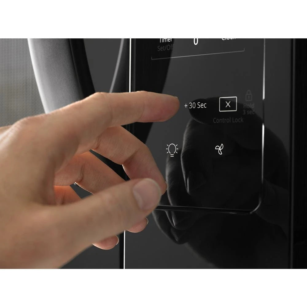 1.7 cu. ft. Microwave Hood Combination with Electronic Touch Controls - (WMH31017HB) - WHIRLPOOL