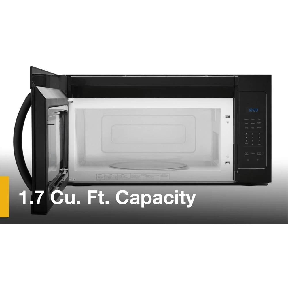 1.7 cu. ft. Microwave Hood Combination with Electronic Touch Controls - (WMH31017HB) - WHIRLPOOL