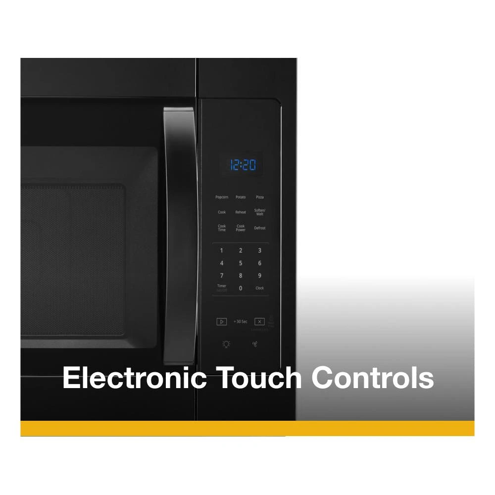 1.7 cu. ft. Microwave Hood Combination with Electronic Touch Controls - (WMH31017HB) - WHIRLPOOL
