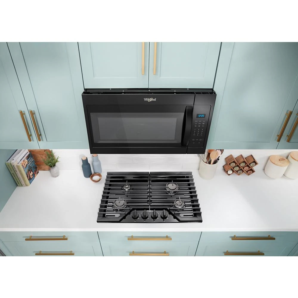 1.7 cu. ft. Microwave Hood Combination with Electronic Touch Controls - (WMH31017HB) - WHIRLPOOL