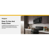 1.7 cu. ft. Microwave Hood Combination with Electronic Touch Controls - (WMH31017HB) - WHIRLPOOL