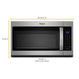 1.9 cu. ft. Capacity Steam Microwave with Sensor Cooking - (WMH32519HZ) - WHIRLPOOL
