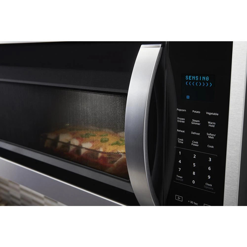 1.9 cu. ft. Capacity Steam Microwave with Sensor Cooking - (WMH32519HZ) - WHIRLPOOL