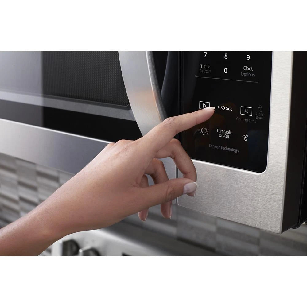 1.9 cu. ft. Capacity Steam Microwave with Sensor Cooking - (WMH32519HZ) - WHIRLPOOL