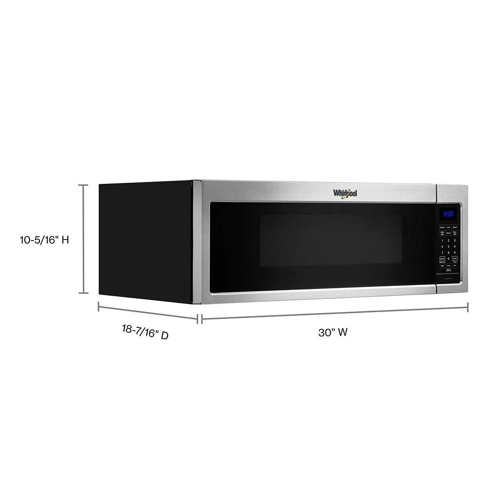 1.1 cu. ft. Low Profile Microwave Hood Combination - (WML35011KS) - WHIRLPOOL
