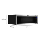1.1 cu. ft. Low Profile Microwave Hood Combination - (WML35011KS) - WHIRLPOOL