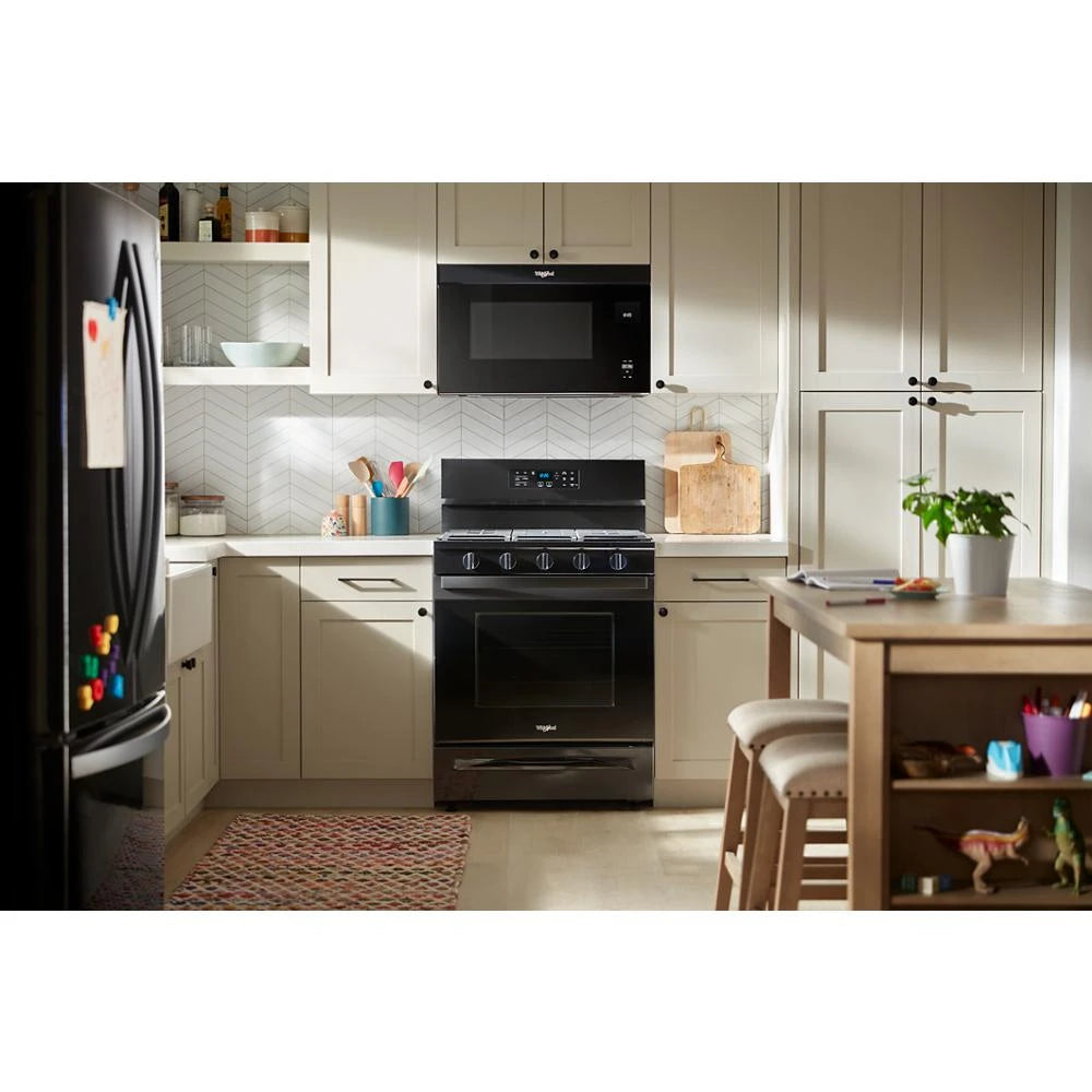 1.1 Cu. Ft. Flush Mount Microwave with Turntable-Free Design - (WMMF5930PB) - WHIRLPOOL