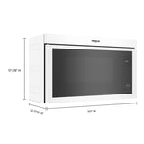 1.1 Cu. Ft. Flush Mount Microwave with Turntable-Free Design - (WMMF5930PW) - WHIRLPOOL