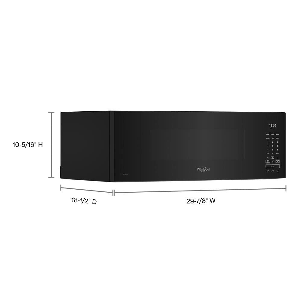1.1 cu. ft. Smart Low Profile Microwave Hood Combination with 450 CRM 4-Speed Venting - (WMML5530RB)