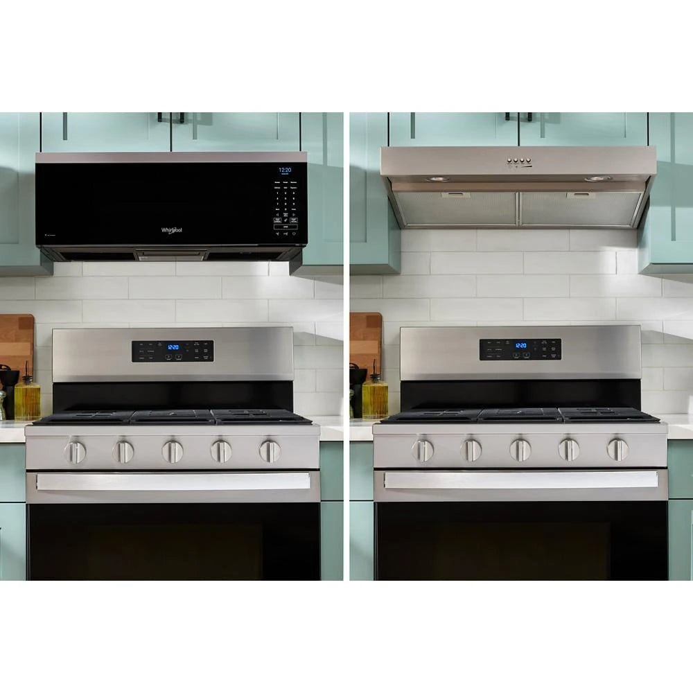 1.1 cu. ft. Smart Low Profile Microwave Hood Combination with 450 CRM 4-Speed Venting - (WMML5530RZ)