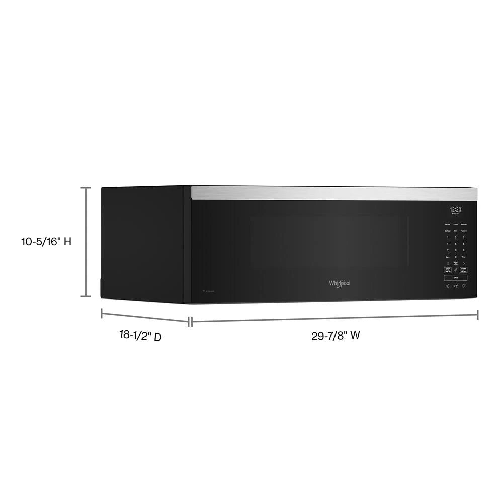 1.1 cu. ft. Smart Low Profile Microwave Hood Combination with 450 CRM 4-Speed Venting - (WMML5530RZ)