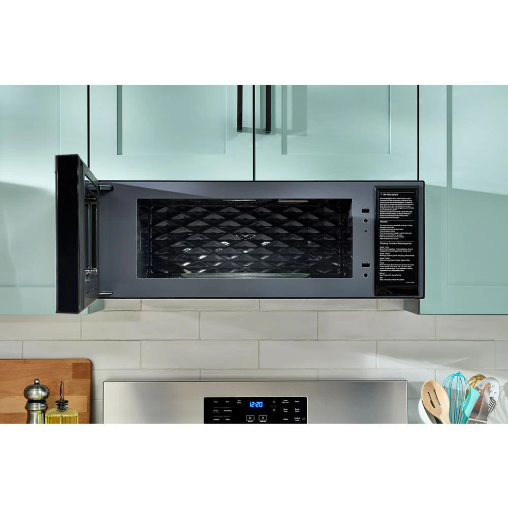 1.1 cu. ft. Smart Low Profile Microwave Hood Combination with 450 CRM 4-Speed Venting - (WMML5530RZ)