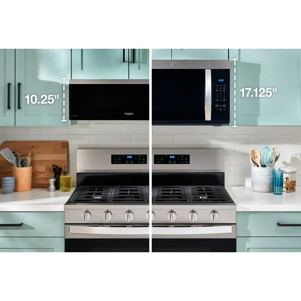 1.1 cu. ft. Smart Low Profile Microwave Hood Combination with 450 CRM 4-Speed Venting - (WMML5530RZ)