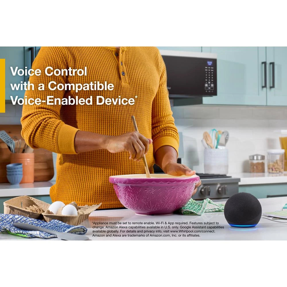 1.1 cu. ft. Smart Low Profile Microwave Hood Combination with 450 CRM 4-Speed Venting - (WMML5530RZ)