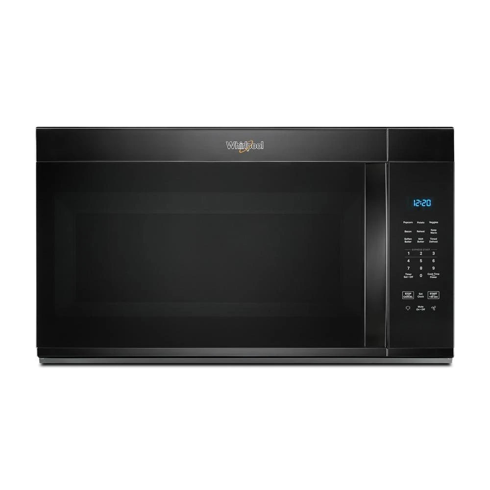 WMMS3130RB- Whirlpool 1.7 cu. ft. Over-the-Range Microwave Oven with 1,000 Watts, 2-Speed 300 CFM Venting System, Black - (WMMS3130RB )
