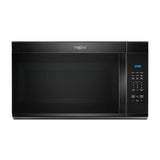 WMMS3130RB- Whirlpool 1.7 cu. ft. Over-the-Range Microwave Oven with 1,000 Watts, 2-Speed 300 CFM Venting System, Black - (WMMS3130RB )