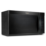 WMMS3130RB- Whirlpool 1.7 cu. ft. Over-the-Range Microwave Oven with 1,000 Watts, 2-Speed 300 CFM Venting System, Black - (WMMS3130RB )